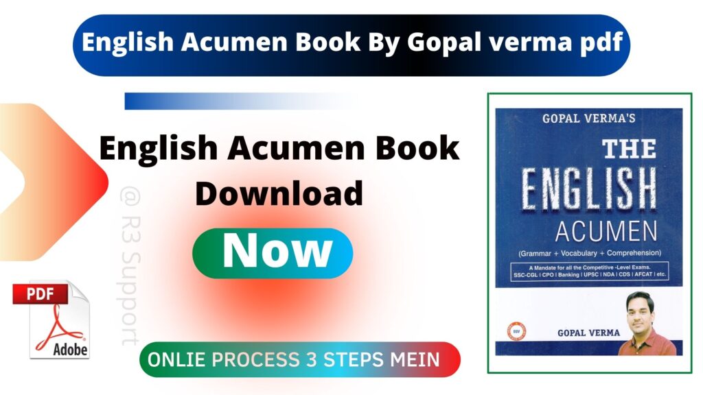 english acumen book by gopal verma pdf